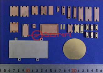 Materiais de embalagem 70MoCu eletrônicos folheados a níquel e dissipador de calor para pacotes do RF/milivolt fornecedor